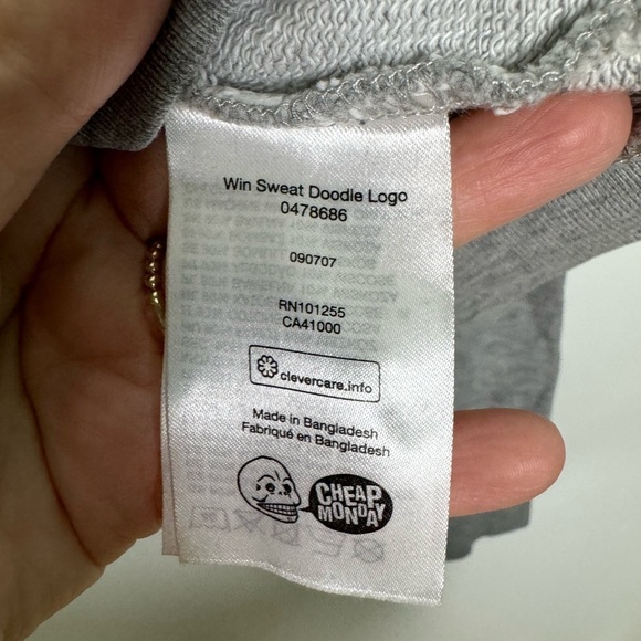 Cheap Monday Gray Sweatshirt - Picture 7 of 8